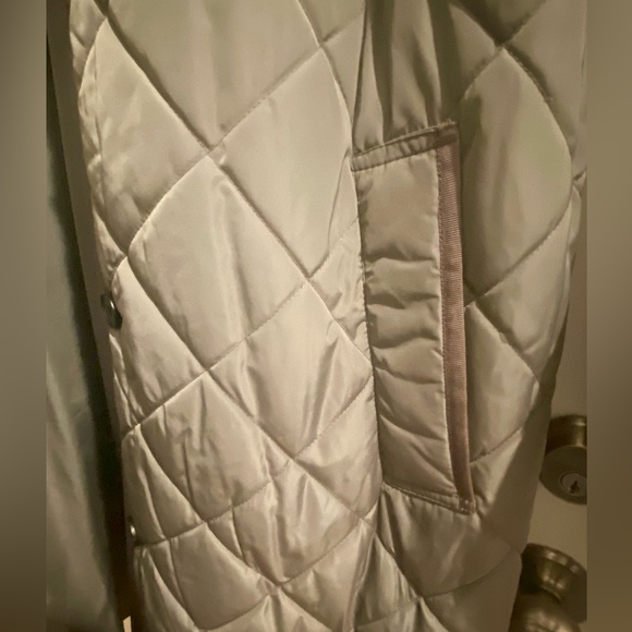 Zara women’s NWT water repellant green/grey coat size XS - Picture 14 of 15